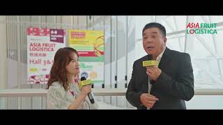 ASIA FRUIT LOGISTICA 2023 Interview  Xiongjie Liu Shanghai Huizan Market [upl. by Yrevi]