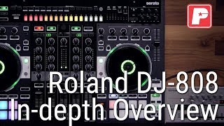 Roland DJ808 Serato InDepth Overview [upl. by Annaehs260]