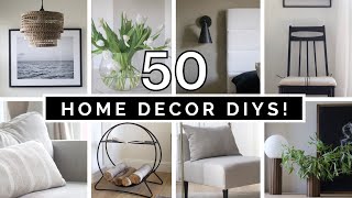 50 DIY HIGH END HOME DECOR THRIFTED DUPES [upl. by Packer]