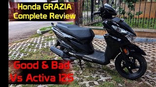 Honda Grazia Complete Review  Road test Review [upl. by Wauters715]