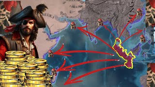 PALEMBANG The RICHEST Pirate NATION RAID 2K OF 🪙GOLD in Europa Universalis 4 [upl. by Enttirb]