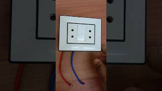 How to connect 2 sockets in 1 switch board in hindi [upl. by Eciral572]