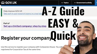 How To Register A Private Limited Company In The UK in 8 minutes [upl. by Shyamal]