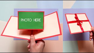 DIY Photo Pop Up Card Tutorial  Easy Paper Crafts [upl. by Kale322]