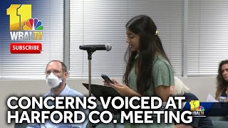 Concerns voiced at Harford County school board meeting [upl. by Adraynek]