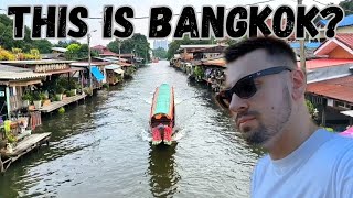 Exploring Bangkoks local side  THAILANDS BEST FOOD TEMPLES amp CANALS 🇹🇭 [upl. by Adev609]