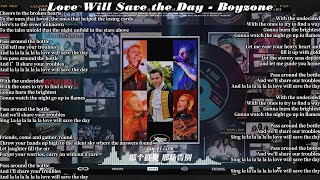 Love Will Save the Day  Boyzone Lyrics  Greatest Hits Golden Oldies but Goodies [upl. by Sapers]