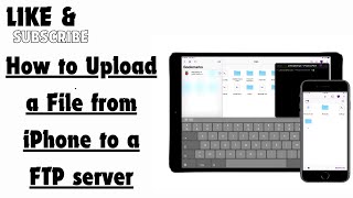 How to Upload a File from iPhone to a FTP server [upl. by Malony]