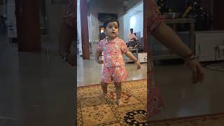 Cute baby girl dance dance dancer telugu comedy funny trending baby viralvideo cutebaby [upl. by Lytsirhc997]