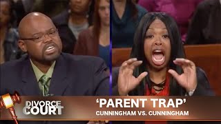 Vintage Divorce Court Cunningham Vs Cunningham Parent Trap [upl. by Asinet]