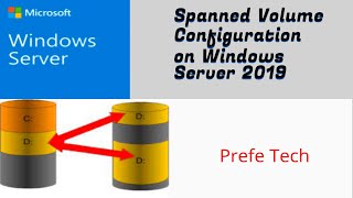 Spanned volume Configuration on Windows Server 2019 [upl. by Yot]