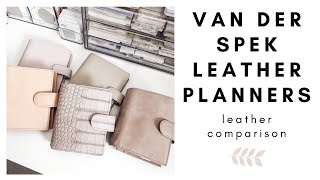 VDS LEATHER PLANNER COMPARISON  The 411 on Van Der Spek Leather Planners [upl. by Aedrahs]