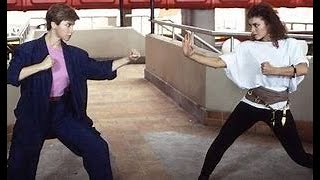 Cynthia Rothrock vs Karen Sheperd Righting Wrongs Fight Scene [upl. by Nuahsor]