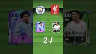 Man city Vs Liverpool 2425 squad🔥fcmobile fc25 fifa football shorts [upl. by Esidnac]