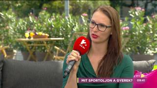 Sportpszichológus Így válasszatok sportágat a gyermeknek  tv2hufem3cafe [upl. by Lemra]