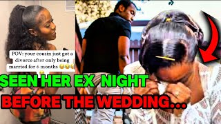 woman does the unthinkable night before the wedding THEN INSTANTLY REGRETS It [upl. by Anirbys969]