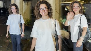 Sanya Malhotra Looks So Cute 🥰 Spotted At Bandra [upl. by Yahsat]