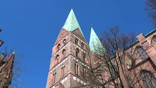 Lübeck D luth St Marien Carillon [upl. by Ainirtac]