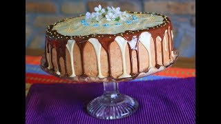 Grčka Milka torta recept  Jedna od najlepših torti koje se savršeno seku [upl. by Ydissahc]