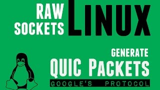 Linux raw Sockets  Generate Googles QUIC Protocol Packets [upl. by Assiralc752]