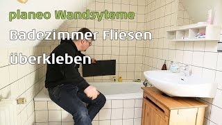 Badezimmer Wände renovieren mit planeo Wandsysteme [upl. by Okiron687]