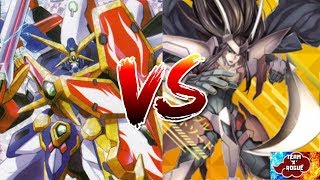 Cardfight Vanguard Dimentional Police VS Gold Paladin Standard [upl. by Nnav394]