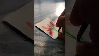 ✨❤💫🌷youtube youtubeshorts flowers watercolour shorts [upl. by Ericksen]