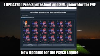 Updated Tutorial How to use the Spritesheet and XML generator for Friday Night Funkin [upl. by Aicela112]