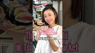 A Japanese lady shares the best Sushi in Tsukiji Fish Market [upl. by Carl]