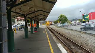 KiwiRail TranzAlpine express Greymouth Station [upl. by Ute]