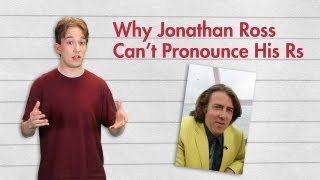 Why Jonathan Ross Cant Pronounce His Rs [upl. by Schwab101]