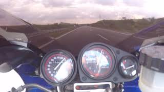 KAWASAKI ZXR400 1997 VMAX Acceleration Top speed [upl. by Eiramllij]