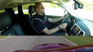 2012 Jeep Grand Cherokee SRT8  Track Test Drive and Quick Review [upl. by Kalin]