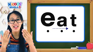 Teaching Kids How to Read Easy 3  Letter Words  Learning the Letter Phonic Sounds [upl. by Vaientina235]