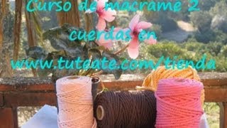 Curso de macramÃ© 2 [upl. by Seed]