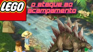 o ataque ao acampamento 100 lego Jurassic world [upl. by Jeremias]