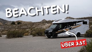 Wohnmobil über 35t 🚐 DAS müsst ihr beachten [upl. by Rosane]