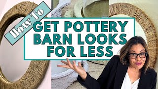 Pottery Barn Dupe  Thrift Store VS Pottery Barn [upl. by Noraf]