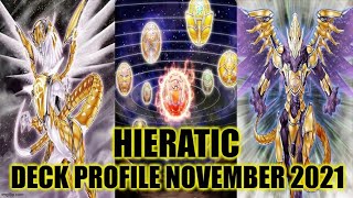 HIERATIC DECK PROFILE NOVEMBER 2021 YUGIOH [upl. by Norred39]