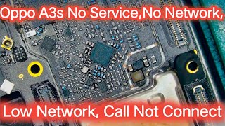 Oppo A3s No networkNo ServiceLow NetworkFals Network [upl. by Farny]