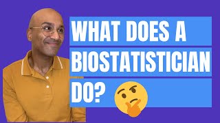 Ever wonder what Biostatisticians do [upl. by Anala]