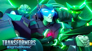 Transformers EarthSpark  Watch Out For Hashtag  Compilation  Animation  Transformers Official [upl. by Aisilef817]