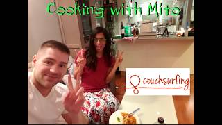 Couchsurfing cooking with guests episode 1 Peruvian food [upl. by Baxy]