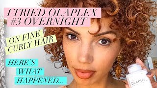 Olaplex No3 Overnight On Curly Hair [upl. by Jarlathus39]