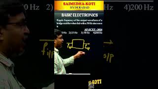 BASIC ELECTRONICS  ECET2024  SAIMEDHA KOTIHYD  9246212138 [upl. by Allenotna68]