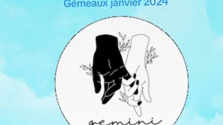 Gémeaux ♊ Janvier 2024 Fin dune période difficile des aides providentielle arrive ouvrez vous 🙏🕊️ [upl. by Gifferd]