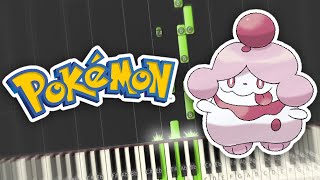 Pokemon Red Blue Yellow  Pokemon Tower Theme Piano Tutorial Synthesia [upl. by Llirrem977]