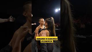 NAMAJUNAS 🆚️ BLANCHFIELD UFCEdmonton mma fight shorts sports [upl. by Lisabet]