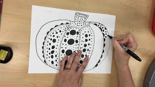 Kusama Pumpkin Art [upl. by Proudman9]