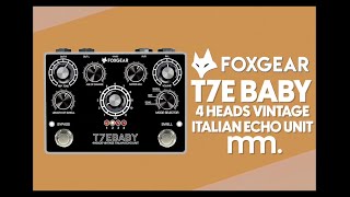 MusicMaker Presents  FOXGEAR T7E BABY ECHO [upl. by Haughay215]